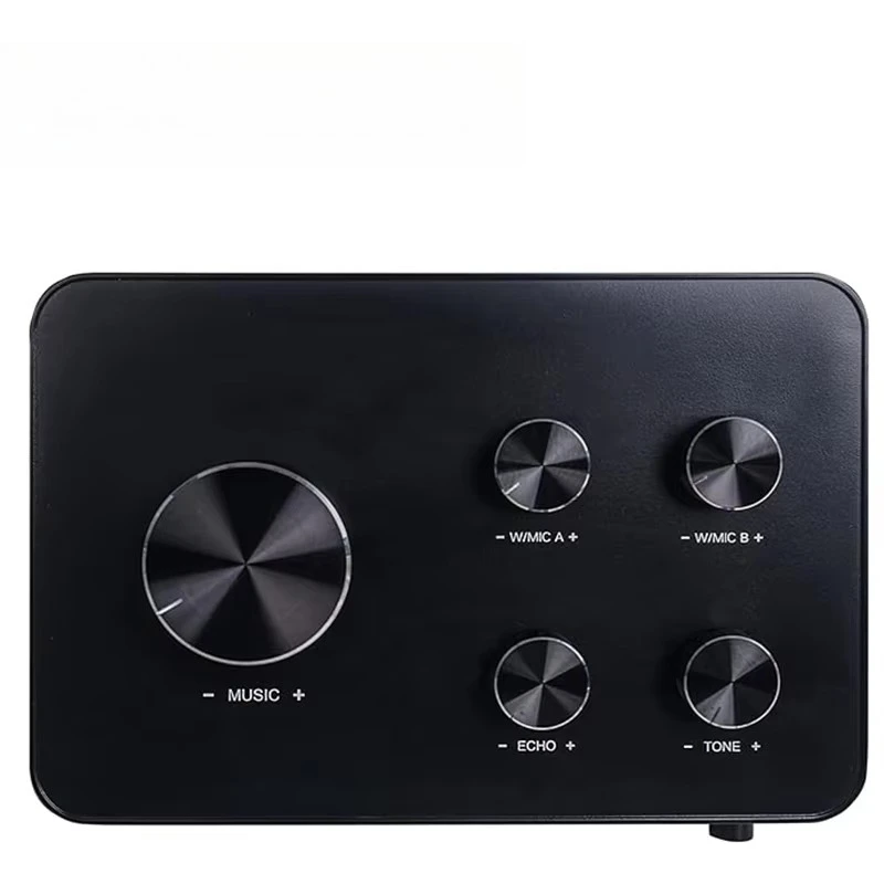 K6WH HD Mixer Karaoke Wireless Microphone Home Party TV Festival Supplies Gift Adapter USB 3.5mm 2RCA Audio Cable Karaoke Mixer