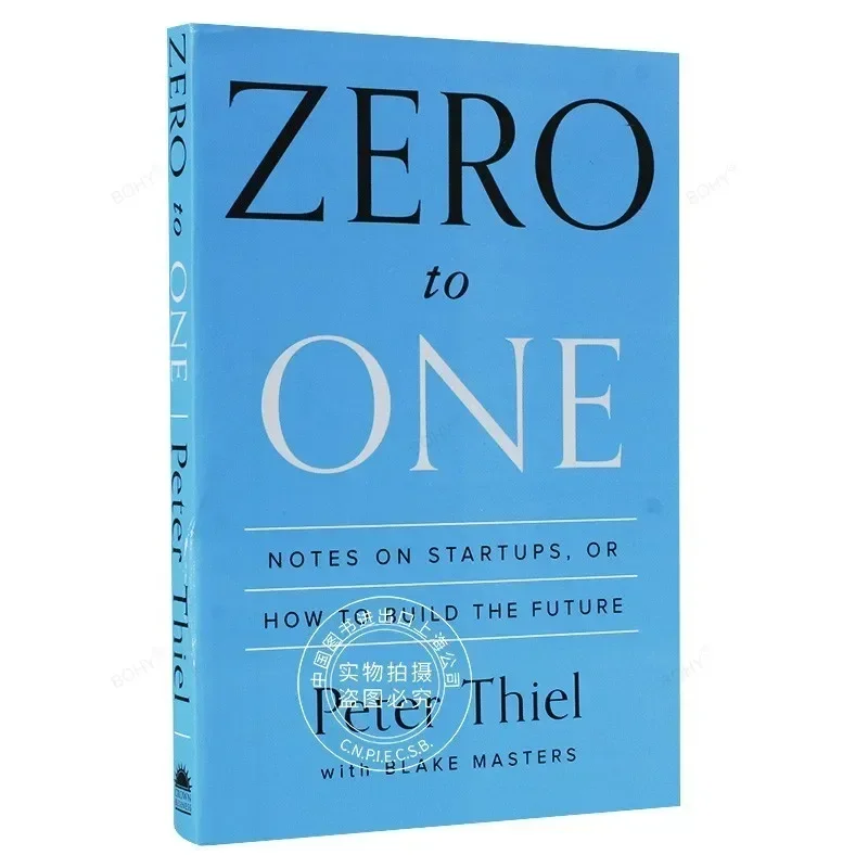Zero para um de Peter Thiel com notas de Blake Masters em inicializações Como construir o futuro Incentivar livros Livros
