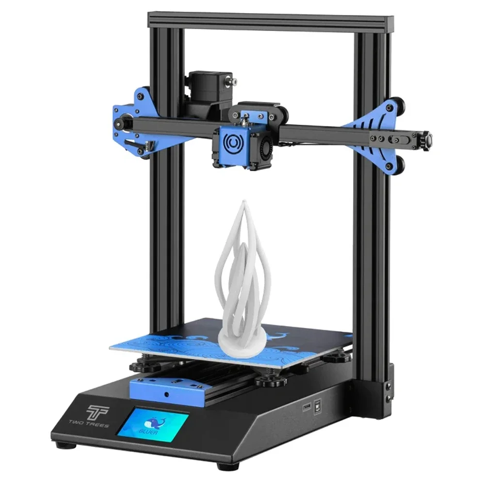 TWOTREES BLU-3 Home Use Small Gantry Structure No Gap Feeding 235*235*280mm Work Area 3.5 Inch Screen 3d printer print machine