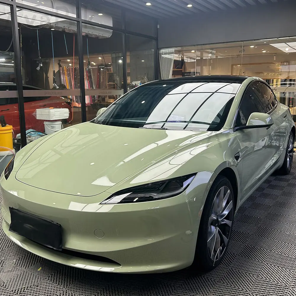 

Виниловая пленка для оклейки автомобилей Crystal Khaki Green, водонепроницаемая, с технологией Air Release, для декора кузова мотоциклов и автомобилей, наклейка-декаль