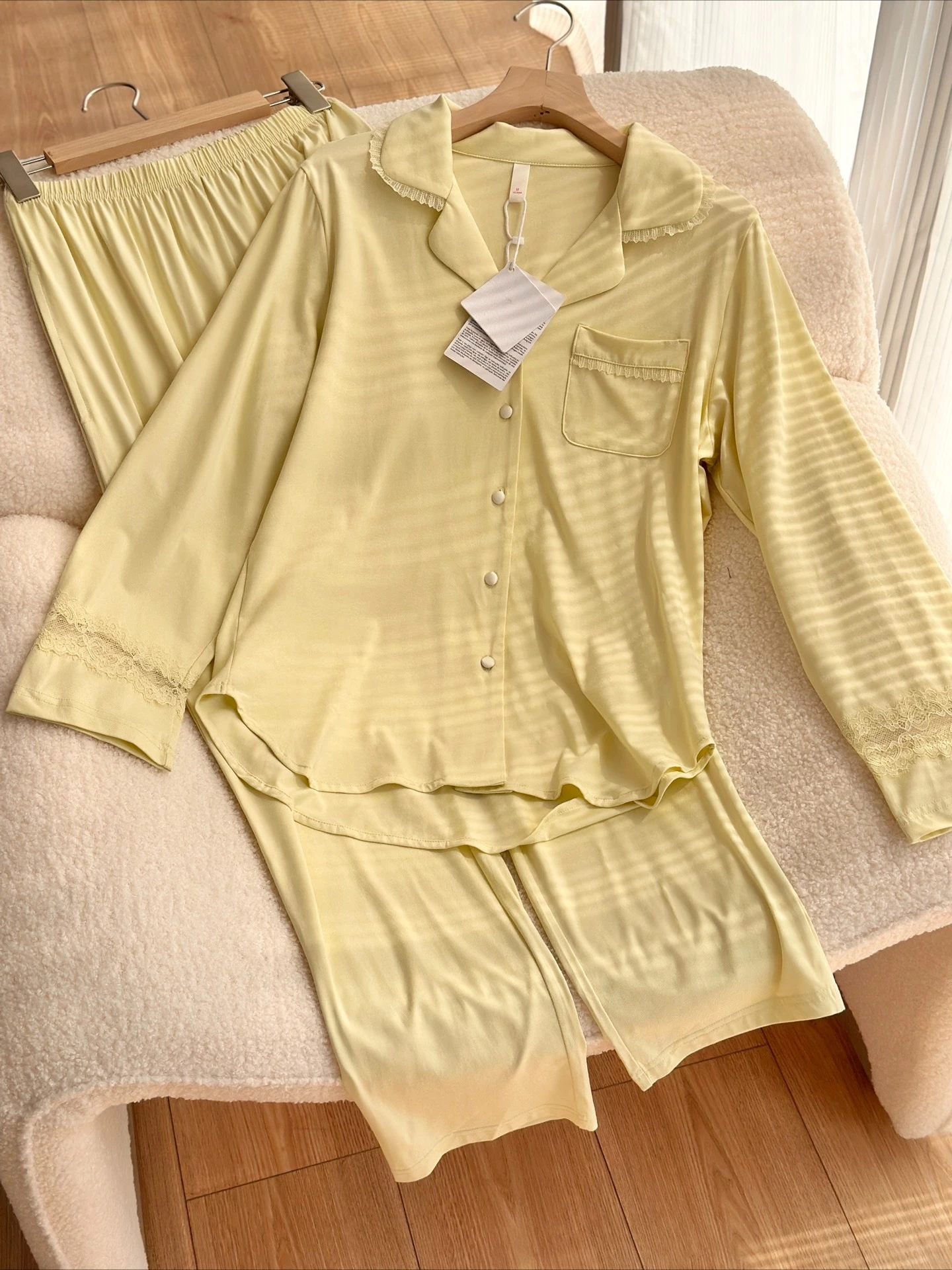 

Женская пижама из модала из чистого хлопка, домашняя одежда, одежда для сна, приятная для кожи, дышащая, удобная и мягкая