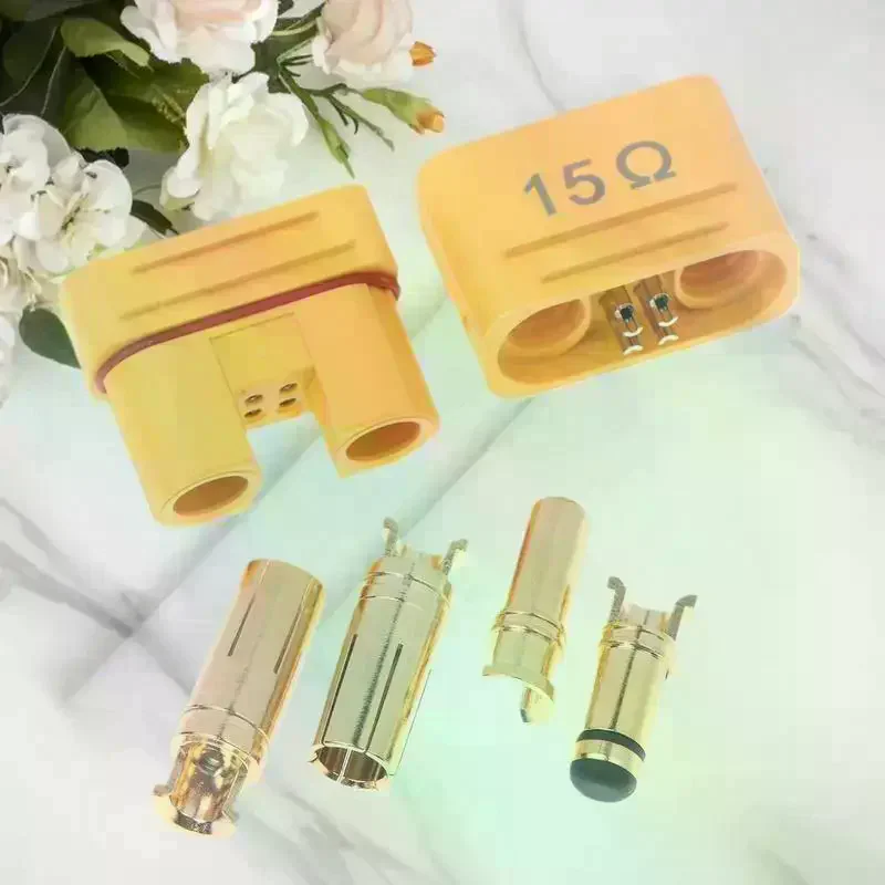 ขั้วต่อแบตเตอรี่ AS150U พร้อมขาสัญญาณ - ตัวผู้/ตัวเมีย สำหรับเครื่องบินบังคับวิทยุ ขั้วต่อกันน้ำสำหรับโดรนทางการเกษตร