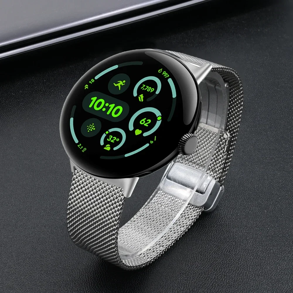 Magnetic Clasp Metal Strap for Google Pixel Watch 3 41mm 45mm Wristband Milanese Replaced Accessories for Pixel 2 1 41mm Band