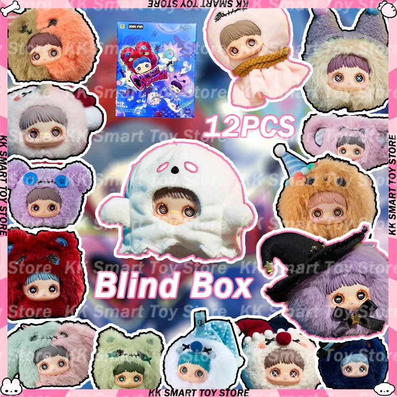 

Maymei Crazy Circus Series плюшевые куклы Kawaii аниме персонажи сумка кулон слепая коробка игрушка виниловая плюшевая сумка кулон куклы подарки игрушки