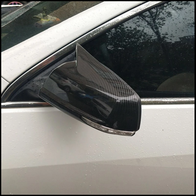 

FOR Chevrolet Malibu 2011 SIDE DOOR WING REARVIEW MIRROR COVER STICKER TRIM Car-styling Auto Parts Accessories