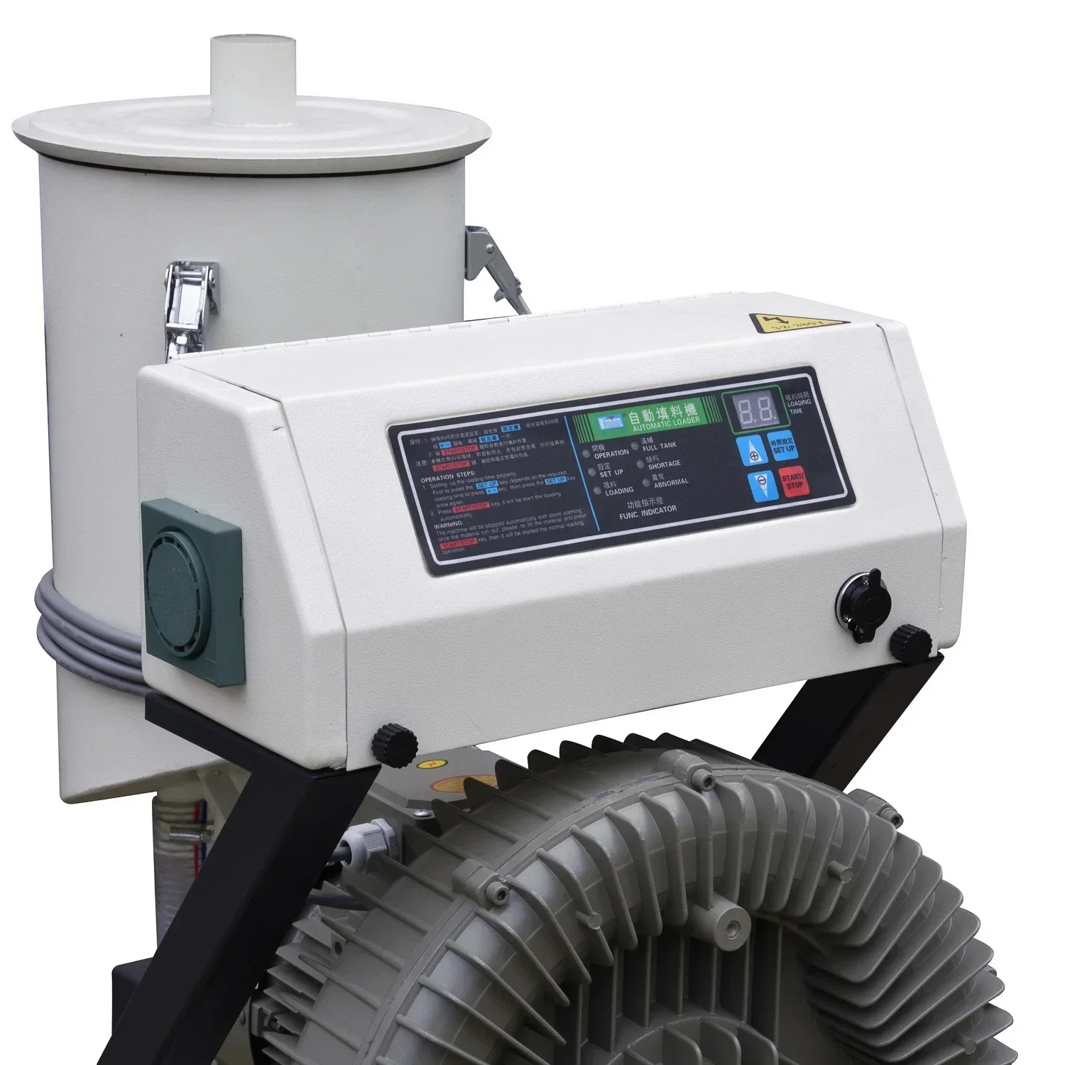 Impeccable Plastic Loader ABS PP PE Separate Vacuum Transfer Auto Hopper Loader For Carveying Resin Feeder Injection M