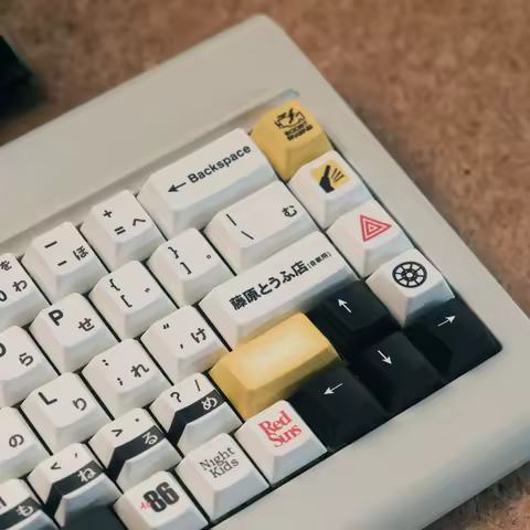 AE86 Theme Keycaps Set PBT Cherry Profile 140keys Custom Original Handmade Keycaps for Mechanical Keyboard Accessories Gift DIY