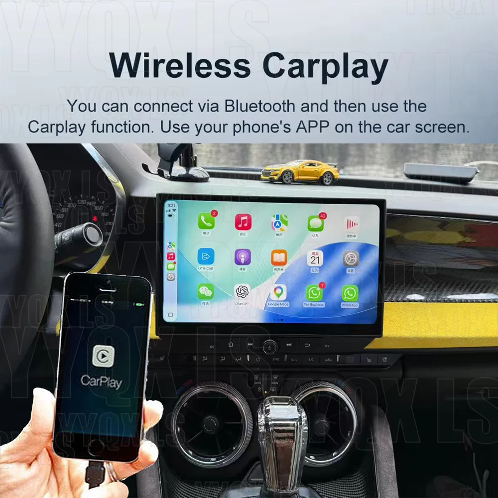 Car Radio Multimedia Video Player For Chevrolet Camaro 2015 - 2025 Head Unit 2 Din Car GPS Navigation Stereo Android Auto