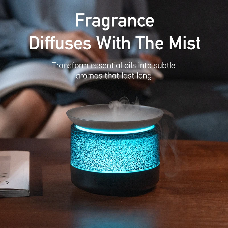 Type-C USB Aromatherapy Air Humidifier Mini Essential Oil Diffuser with Mood Lamp For Home Room Fragrance Aroma Diffuser Fogger