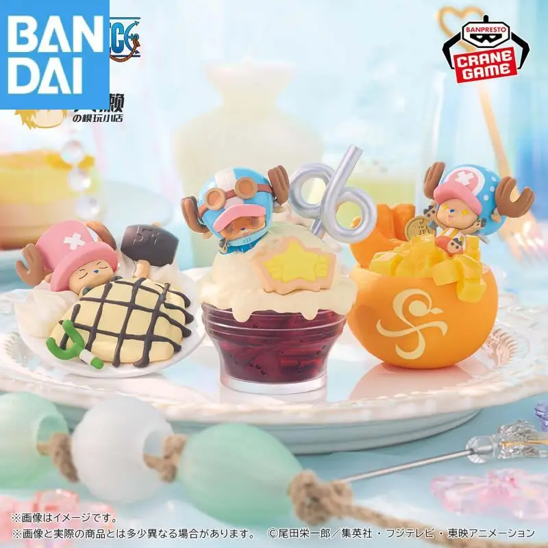 Originale Genuino Bandai Namco One Piece Tony Tony Chopper Dessert Serie Paldolce Vol.2 Collezione Regalo Anime Figurine Modello Giocattolo