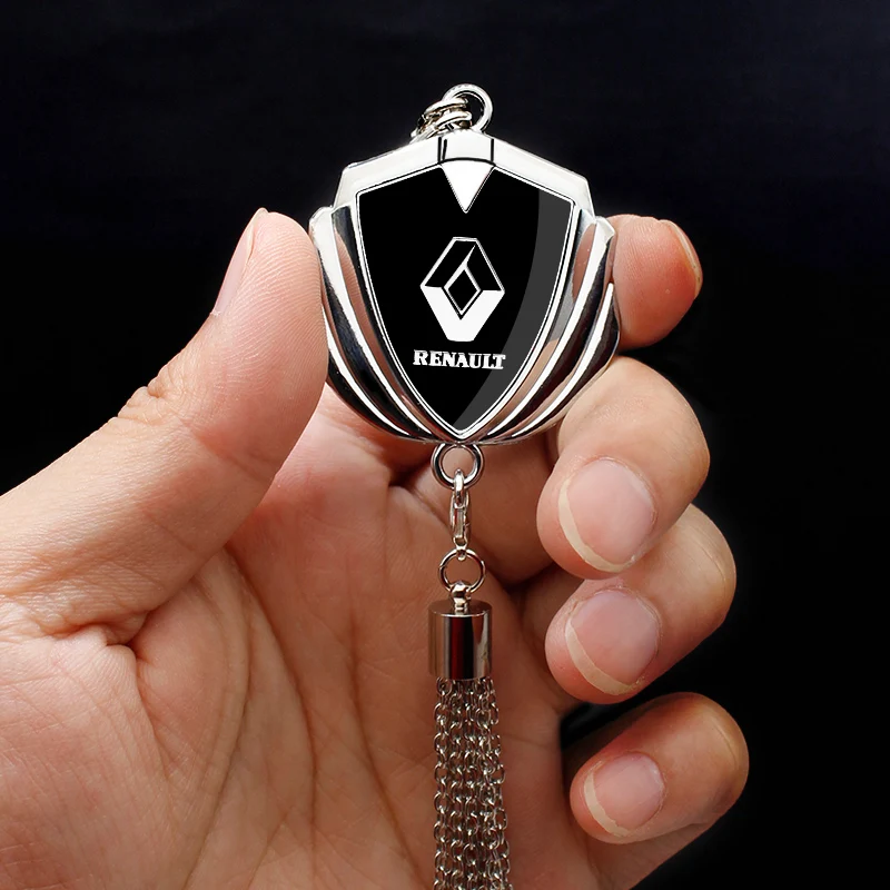 

3D Metal Car Pendant Rearview Mirror Pendants Hanging Ornament Auto Accessories For Renault Cadillac Honda Land Rover Opel Jeep