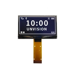 Pantalla OLED de 2,42 pulgadas 128*64 matriz de puntos pantalla OLED de 2,4 pulgadas unidad SSD1309 Control Industrial 24 pines