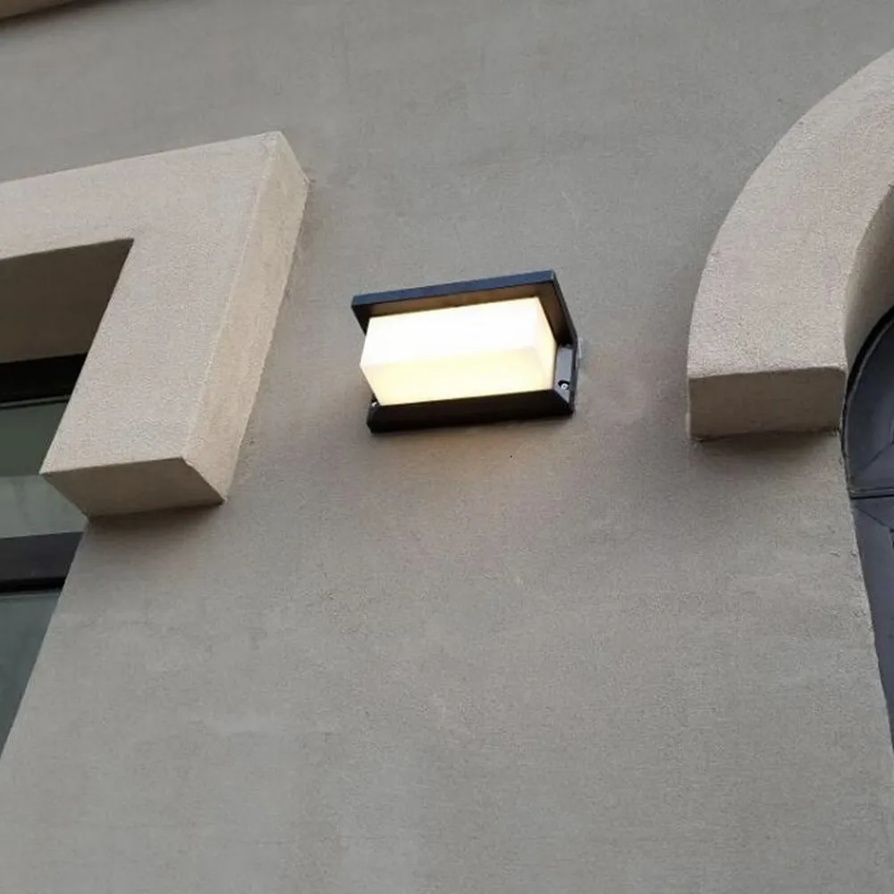 

18W outdoor waterpooof facade led wall light for garden garage hallway porch eave balcony entrance