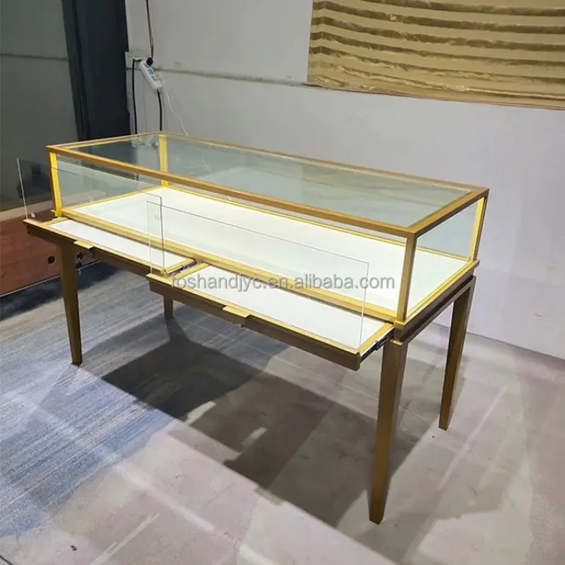 

Customize.Factory Direct Modern Custom Glass Jewelry Showcase Cabinet Elegant Display Cases Elegant Collections