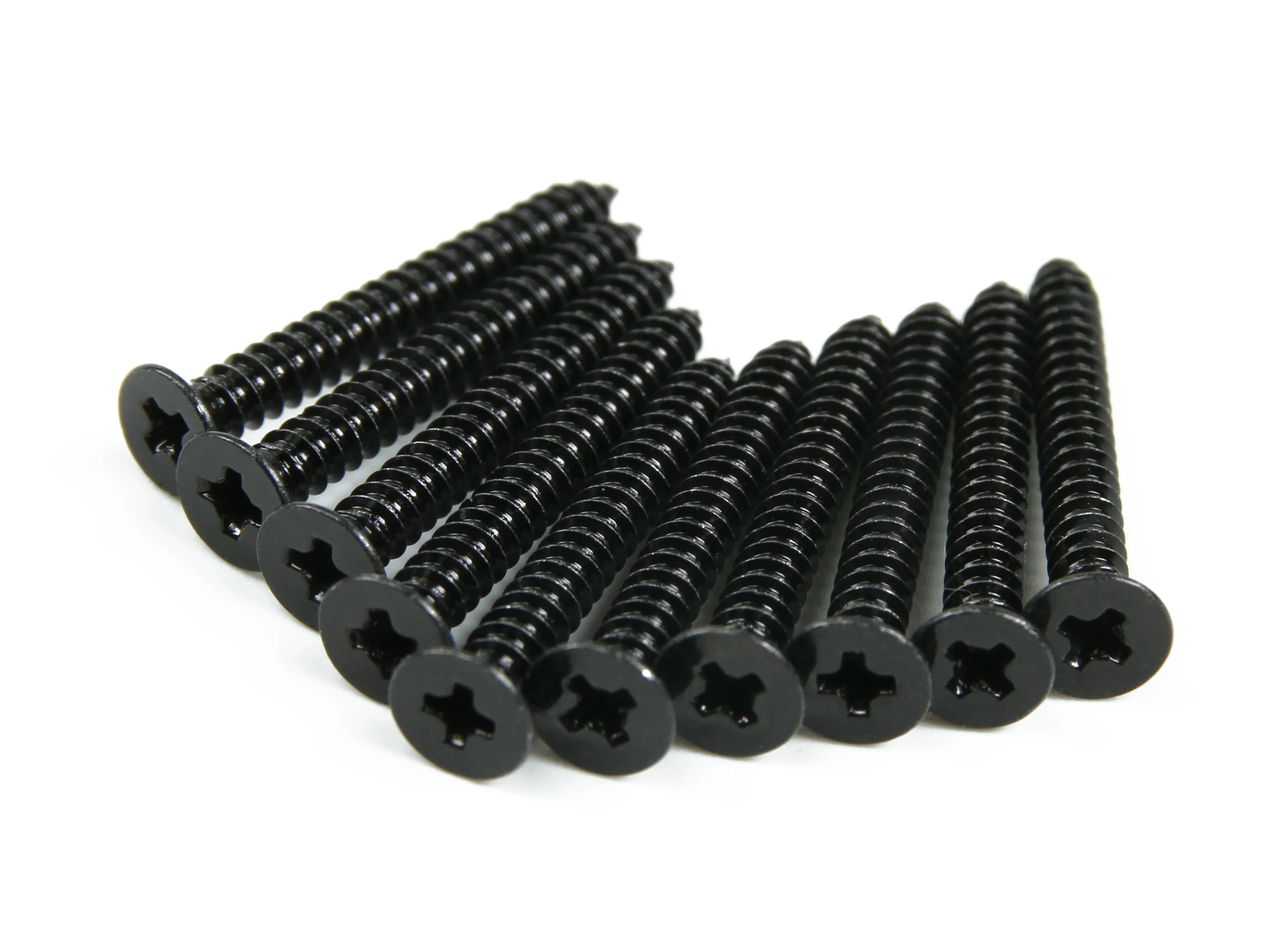 Screw Flat Head Phillips M2.6x22mm Self Tapping Steel Black (10pcs)