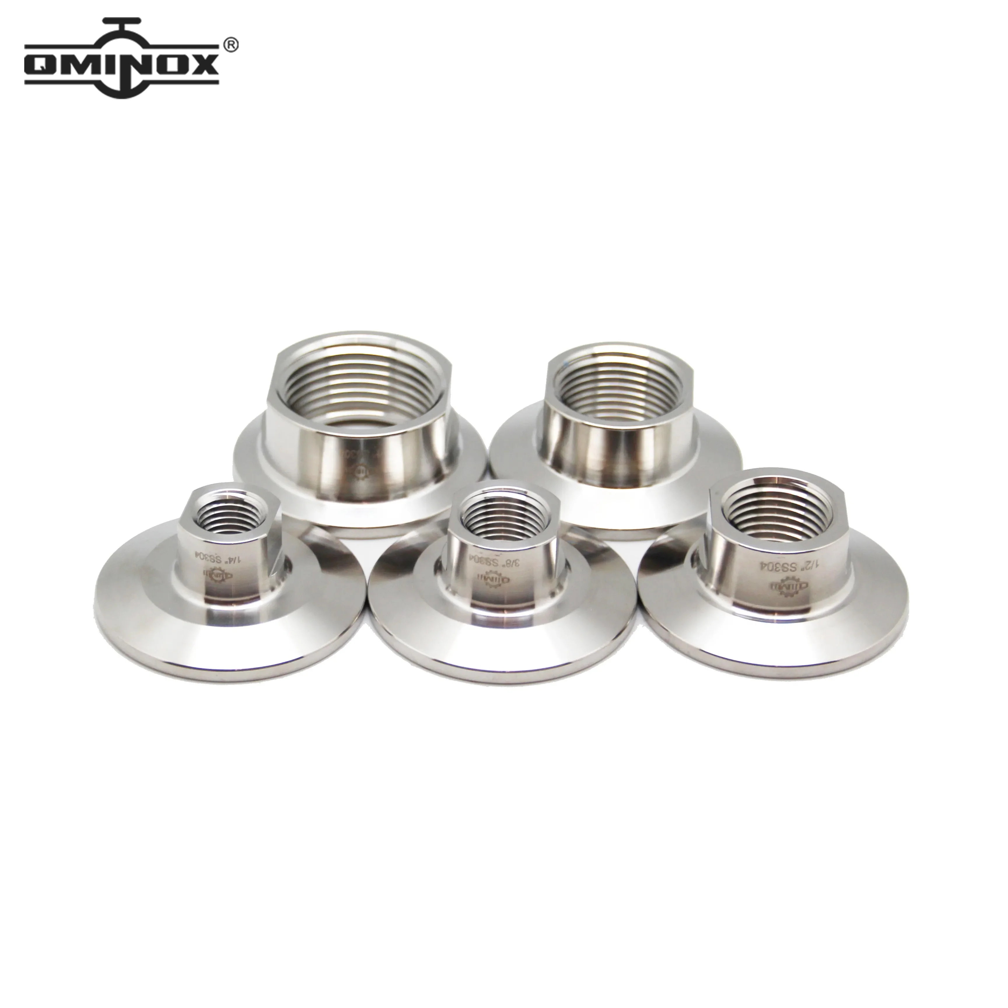 Stainless steel 304/316L Tri Clamp NPT Female adapter 1/4\