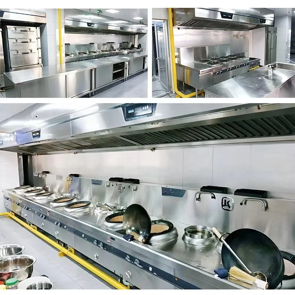 Full Set of Kitchen Cooking Equipment Stainless Steel Hotel Supplies Restaurant Equipment
