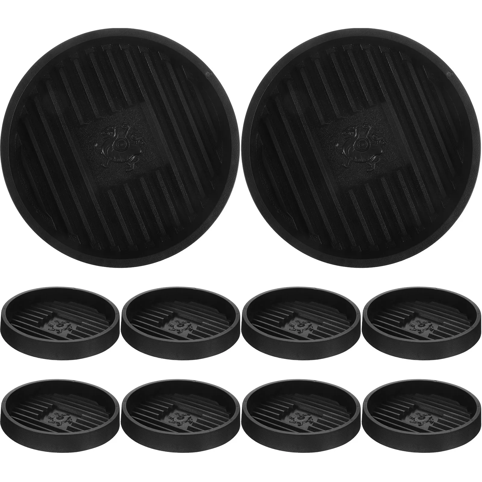 10Pcs Anti-Wear Round Plant Saucer Thick Plastic Water Tray for Potted Plants Indoor Outdoor Clean Floor Drainage Tray