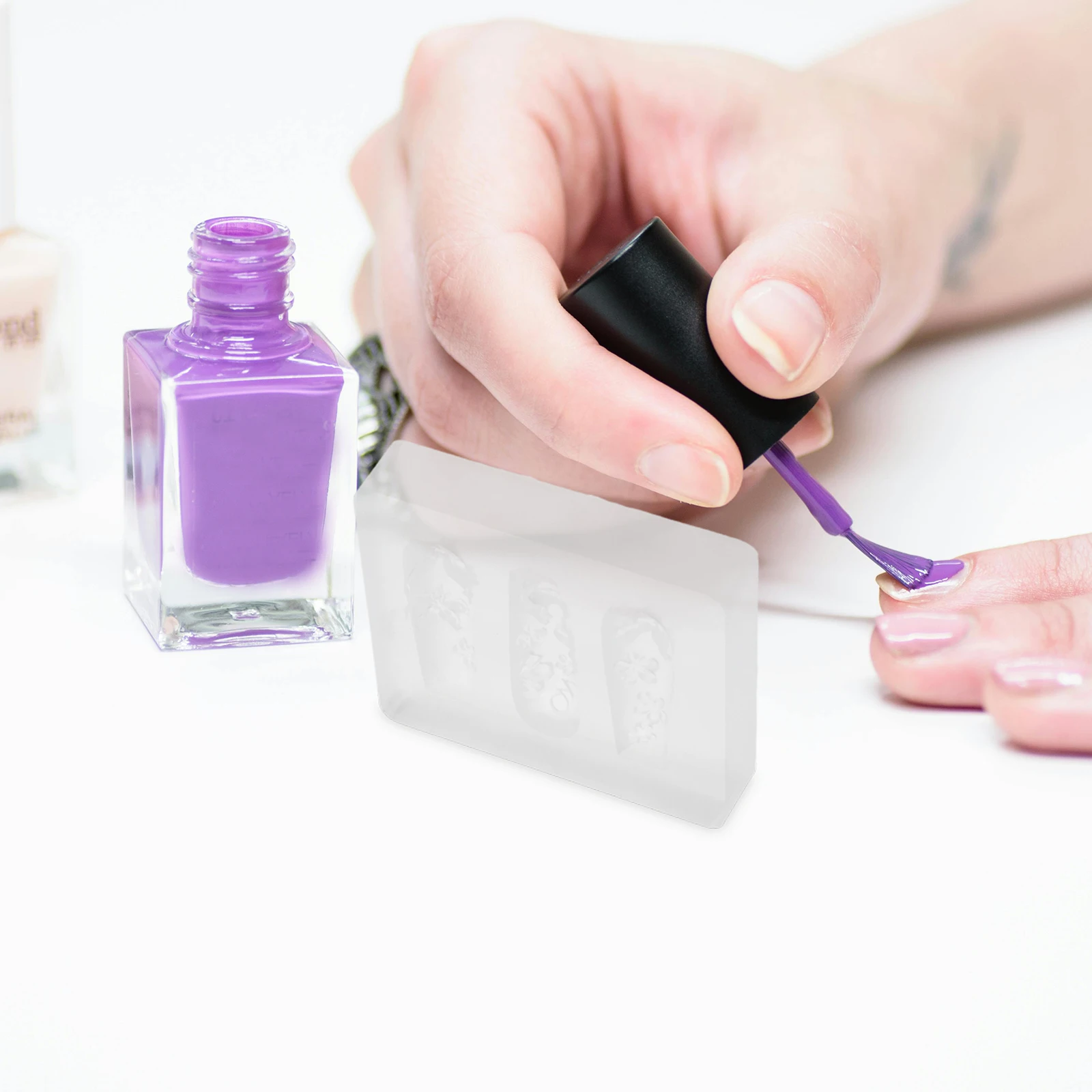 

3D Flower Mold Nail Art Reusable Soft Silicone Mold Embossed Floral Carving DIY Nail Decoration Tools Resin Carved Flower