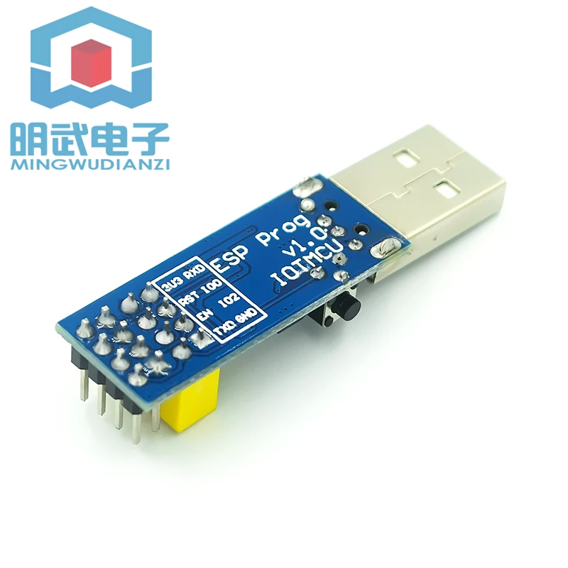 CH340C Download Burner ESP8266 ESP-01 ESP-01S WIFI Module Downloader Debugger