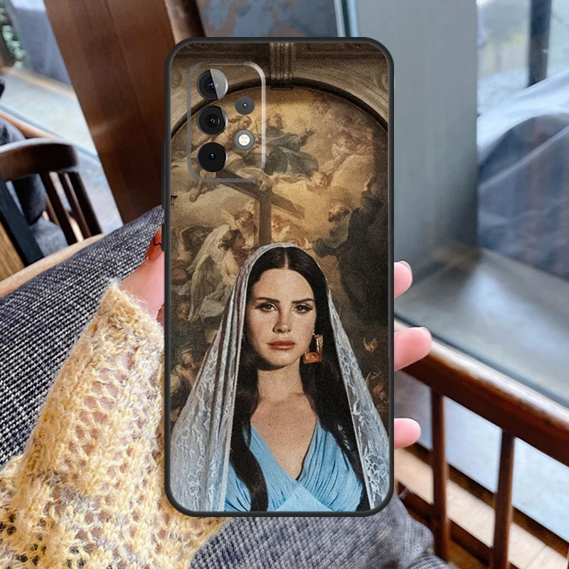 Singer Lana Del Rey Phone Case For Samsung Galaxy A54 A34 A24 A14 A52 A32 A12 A53 A33 A13 A51 A71 A50 A70 A52S