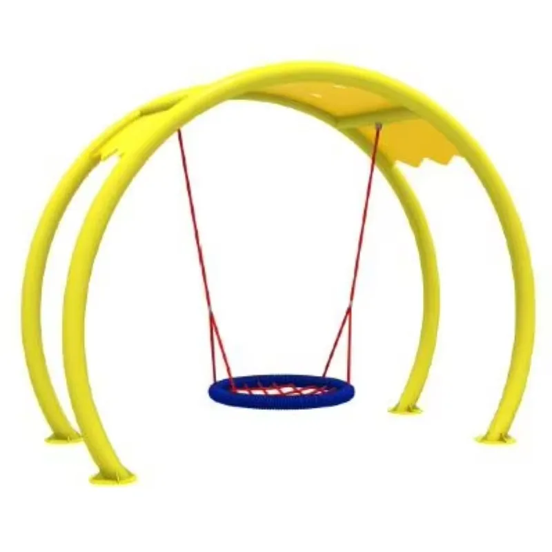 Customizable Multifunctional Metal Swing Climber Playground  Outdoor Amusement Equipment 220lbs Weight Capacity Colorful
