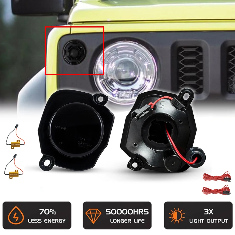 

Динамический светодиодный боковой габаритный фонарь переднего крыла DRL для Suzuki Jimny JB64W JB74W 2018-Стайлинг автомобиля, автозапчасти, указатель поворота