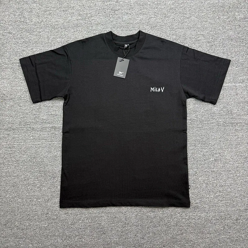 Classic High-quality Cotton Patta T-shirt Short Sleeves Summer Street Devil's Hand Print Tee Men Women Clothing