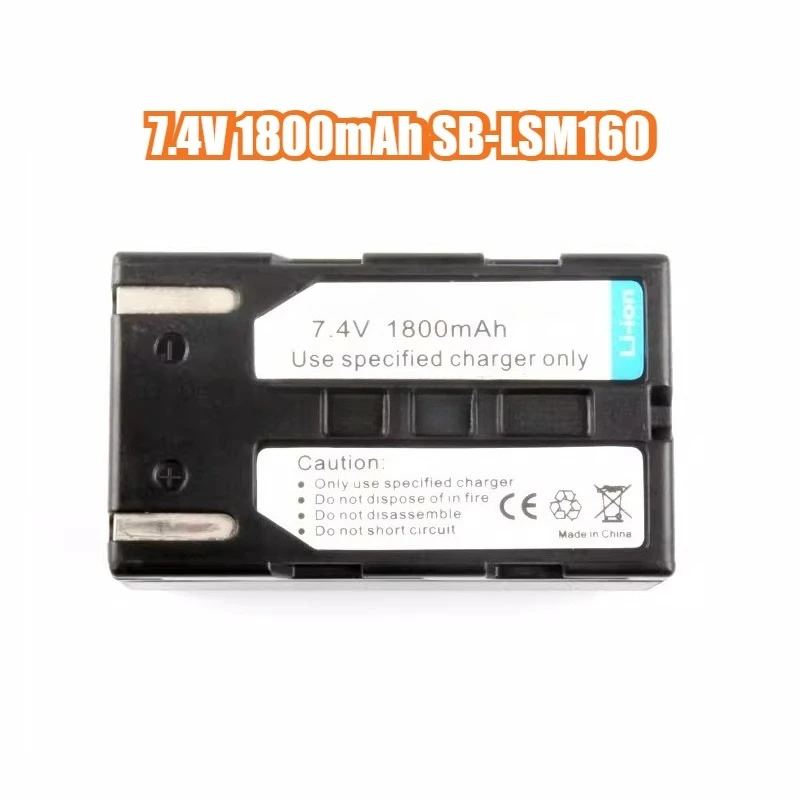 7.4V 1800mAh SB-LSM160 แบตเตอรี่กล้องสำหรับซัมซุง VP-DC165WB VP-DC165WBi VP-DC165Wi