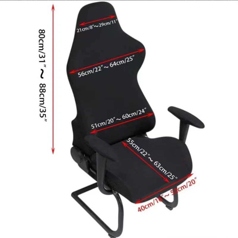 1pc Gaming Chair Covers With Armrest Spandex Splicover Office Seat Cover For Computer Armchair Protector Cadeira Gamer