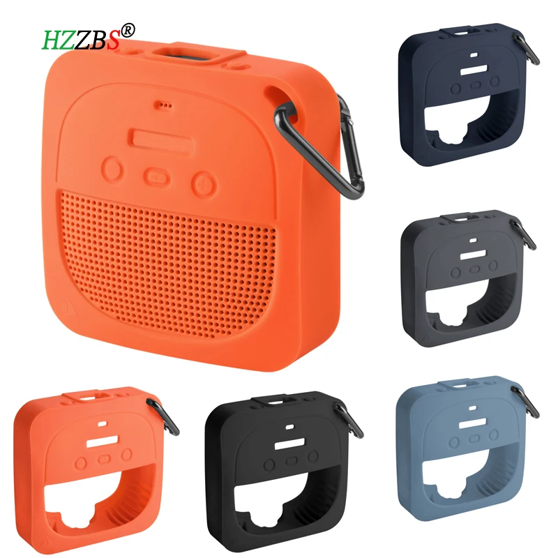 Portable Protective Bluetooth Speaker Cover Case for Bose SoundLink Micro Shockproof Soft Silicone Gel Cover Container