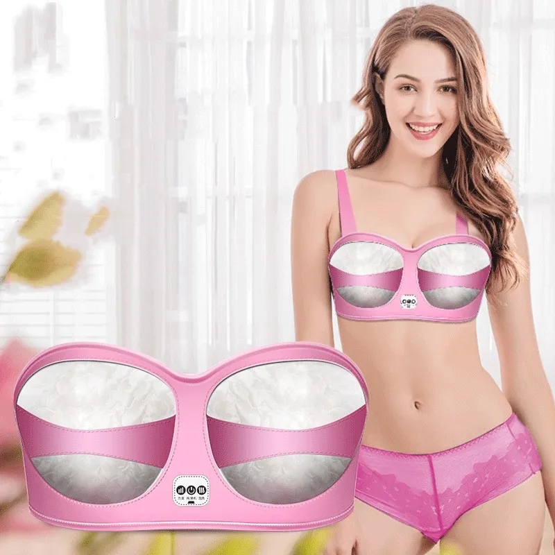 Breast Enhancer Massager USB Wearable Enlargement Stimulator Beauty Breast Lifting Machine Electric Rechargeable Massage