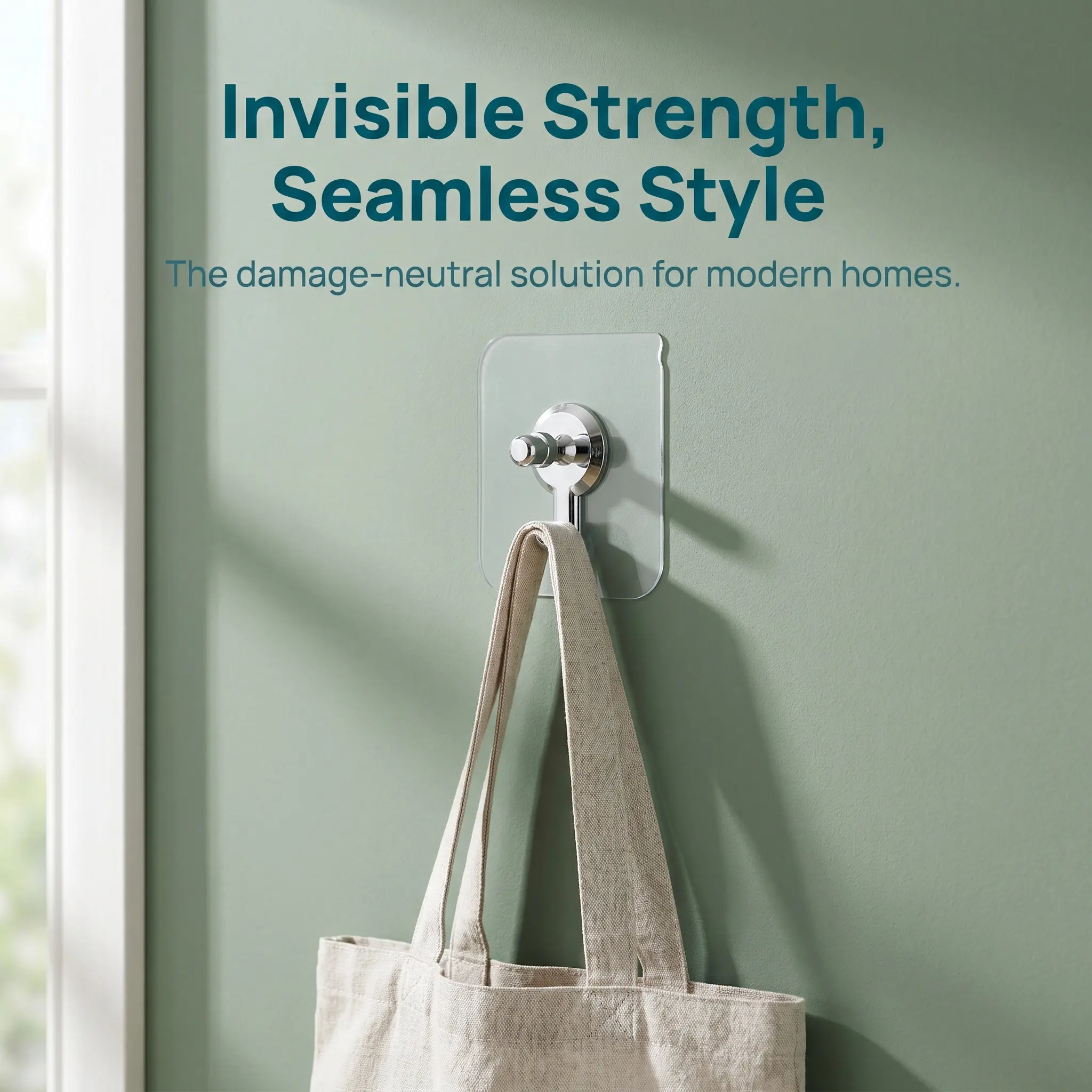 10Pcs Non-Trace Hook Self Adhesive Wall Hooks Seamless Hook for Hardwood Solid Walls White Walls Kitchen Bathroom Home Use