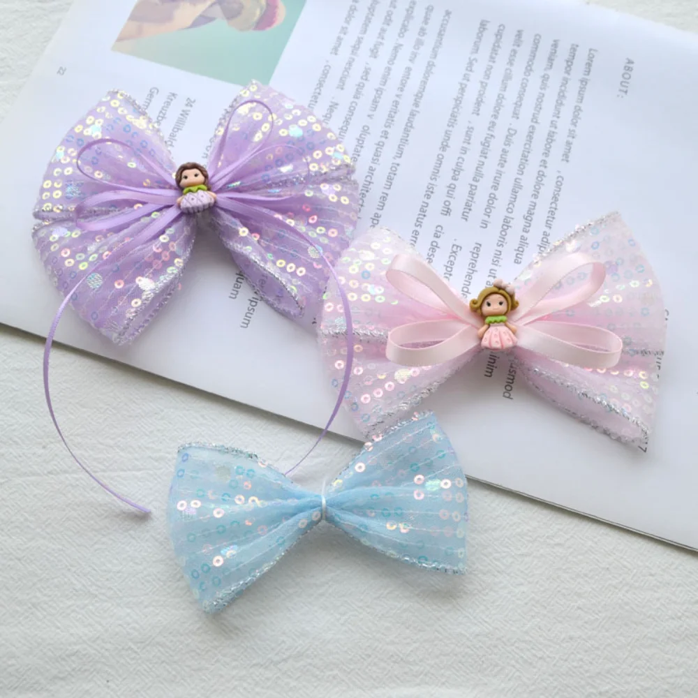 

Лента для украшения головных уборов принцесс, мягкая, с пайетками, двухслойная, роскошная, для изготовления бантов, для дней рождения, свадеб