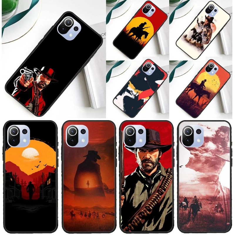 Coque Red Frequency Redemption 2 pour Xiaomi, coque pour POCO X5 Bery F5 Pro F3 F4 Tage IGTM5S C40 13 12 Lite 11T 12T Pro 12X