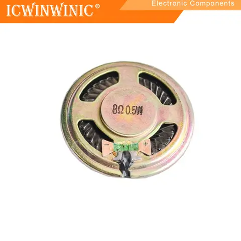 경적 스피커, 0.5W8R, 0.5W, 8R, 0.5W, 8 유로 직경 50mm, 5cm 두께 8.5mm, 1 피스