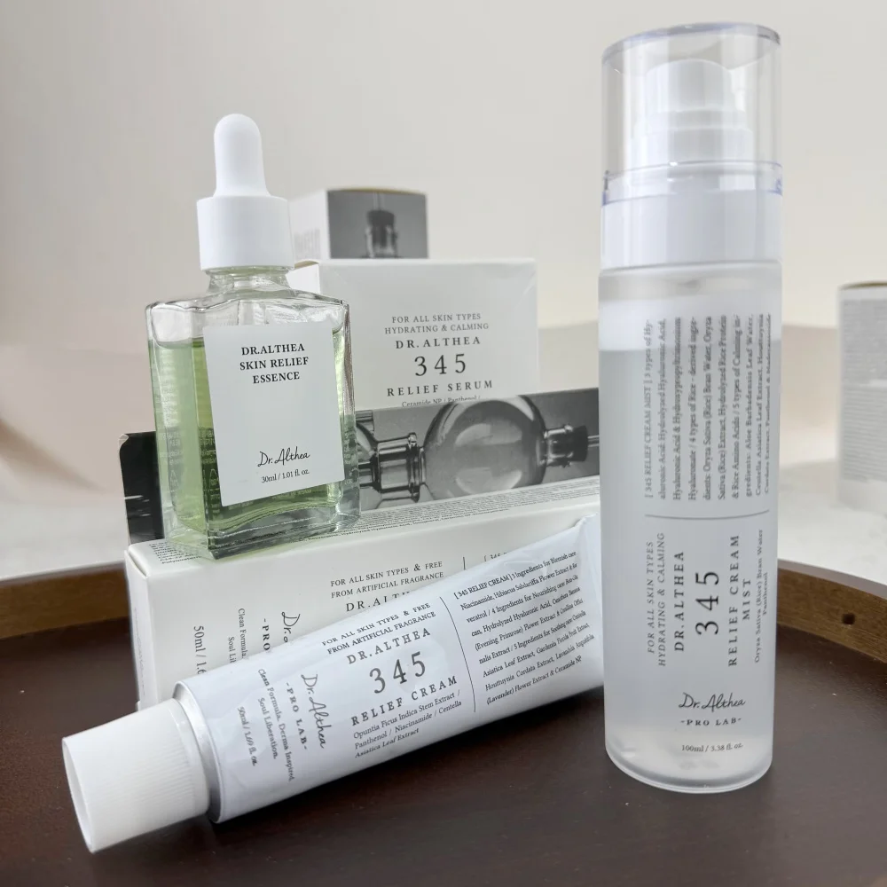 Korea Dr.Althea 345 Relief Set 3Pcs Cream Soothing Hydrating Skin Barrier Repair Sensitive Soothe Redness Korean Facial Care