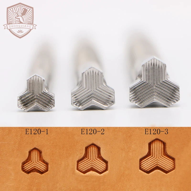 Leather Work Stamping Tool Armor Patterns E120 Stamps Leather Carving Stamping Stamps Tool Zhongjiang