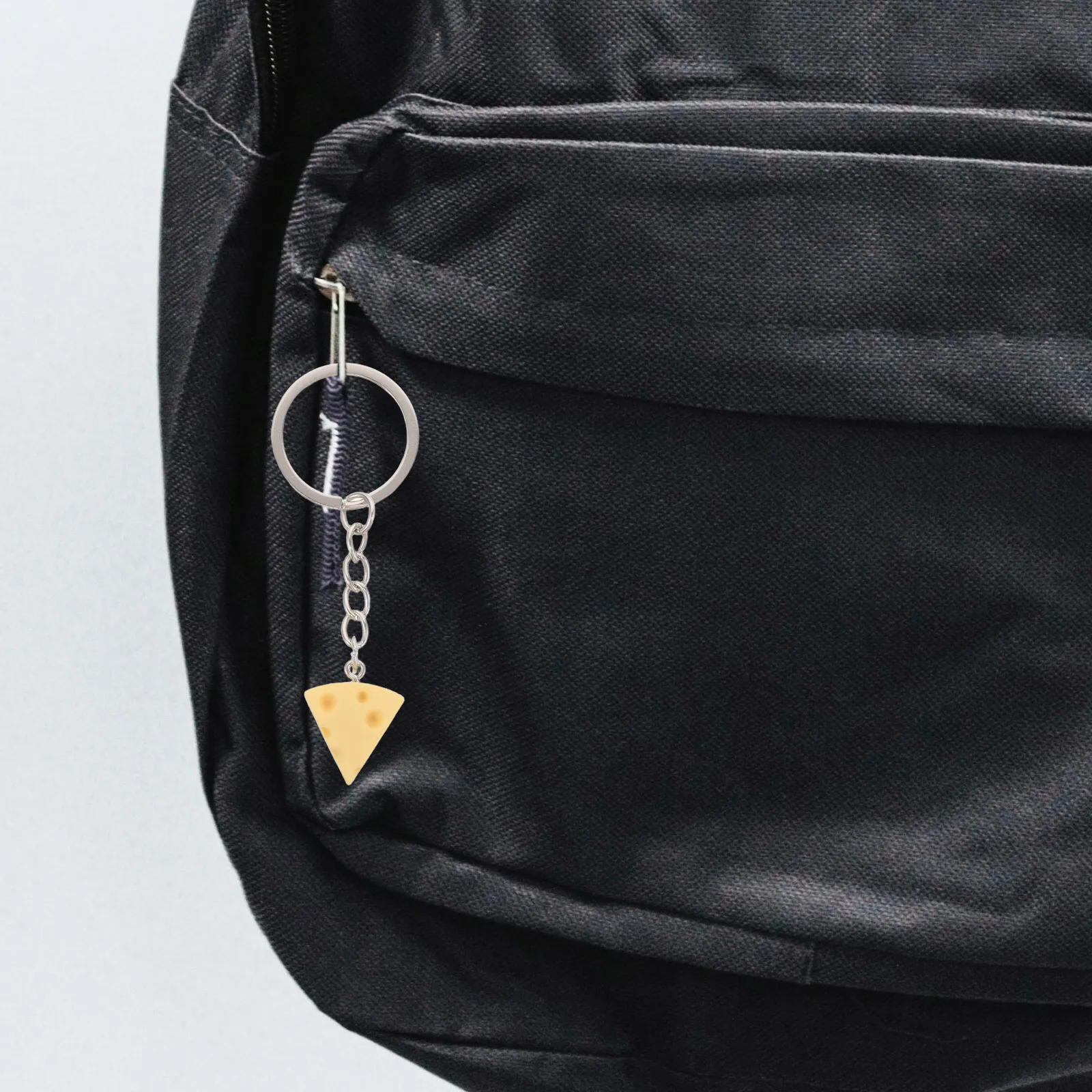 

Cute Mini Cheese Charm Decoration Soft Acrylic Pendant Keychain Gift Jewelry Accessories Popular Cheese Hanging Ornament