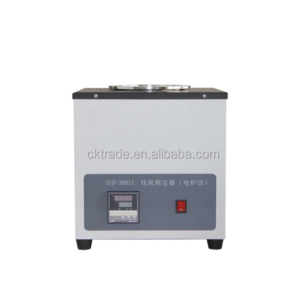 CHINCAN SYD-30011 Carbon Residue Tester With Electric Furnace Method 1300W 0~520C  Carbon Residue Content Petroleum Products