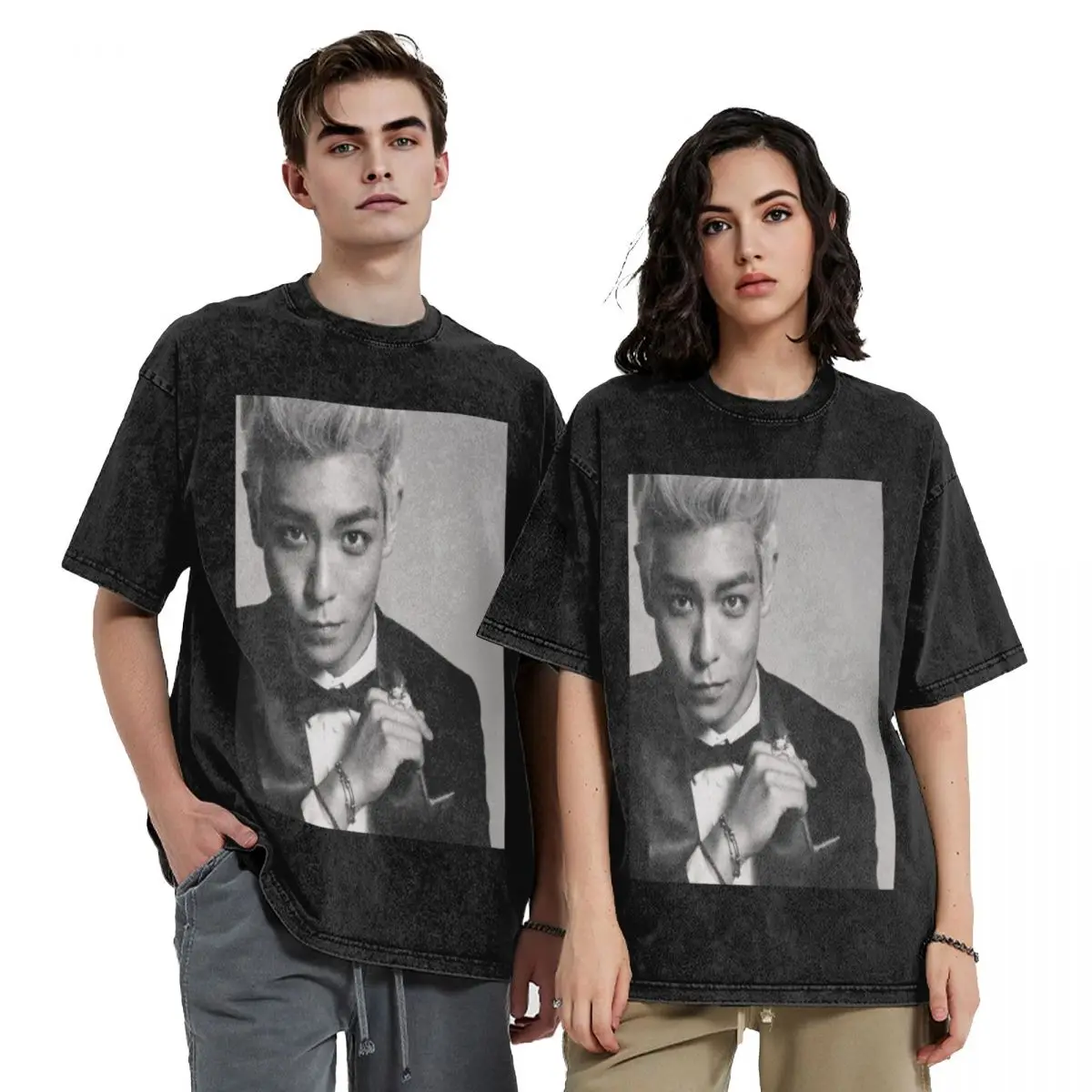

T.O.P-BIGBANG T-Shirt vintage graphic tee funny costumes Anime t-shirt mens graphic t-shirts anime