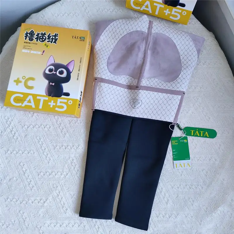 

Thi Fce Yoga Pants Women's a arkskin Leggings Fur Warm Base Layer Pants Jelly Waist Slimming Long Trousers