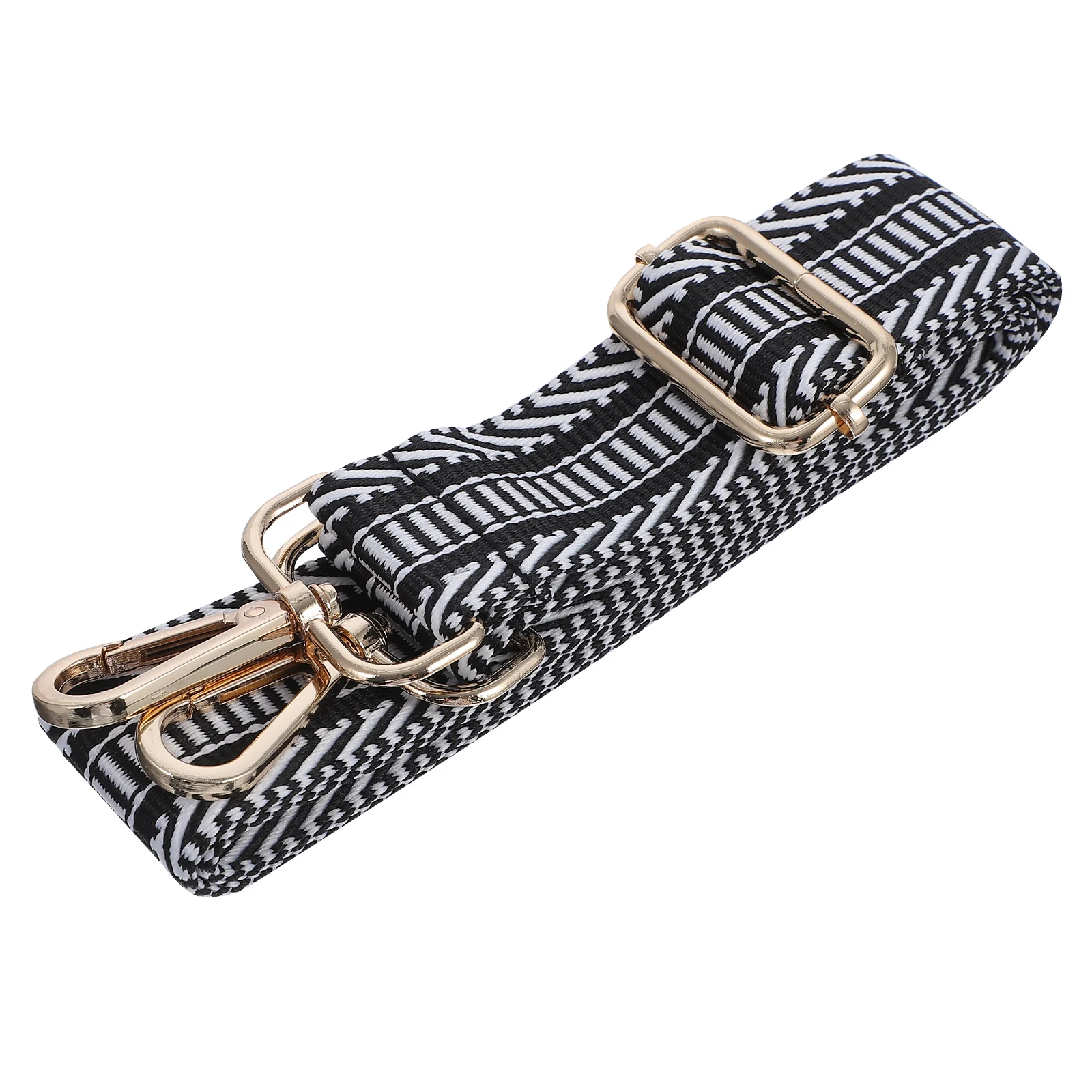 

1 шт., контрастный полосатый ремень для сумки, хлопковый ремень, регулируемый плечевой через плечо, женский широкий аксессуар в этническом стиле, легкий вес