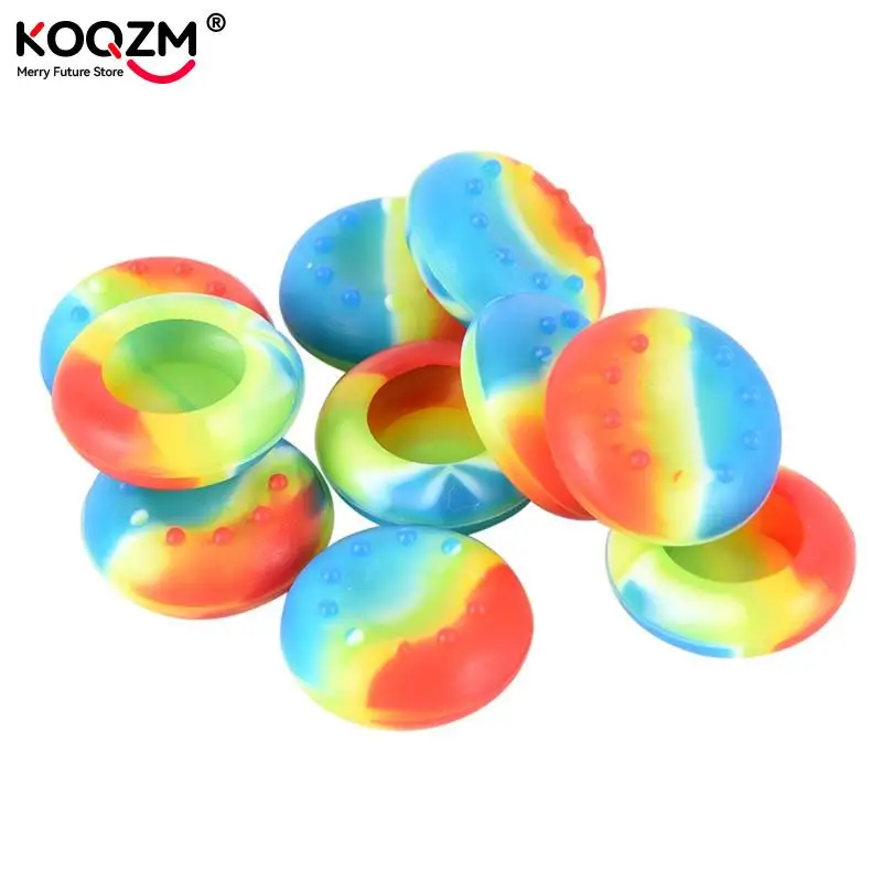 Capuchon en caoutchouc et silicone pour manette analogique, capuchon en silicone, capuchon de pouce, poignée pour XBOX 360, PS3, PS4, 5 couleurs,