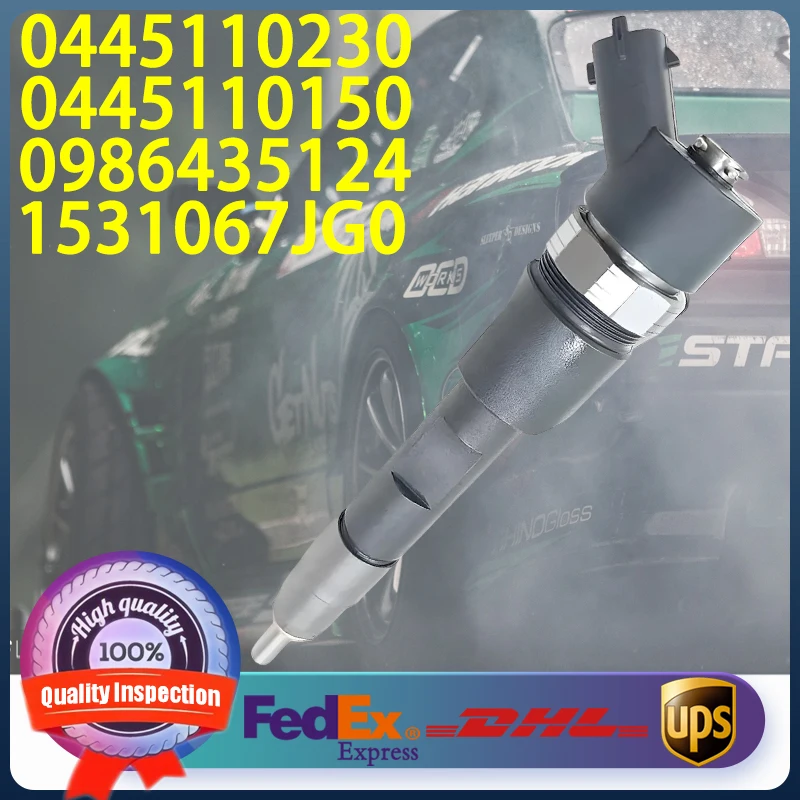 

0445110230 0445110150 0986435124 8200216412 1531067JG0 Common Rail Injector For Renault Suzuki Grand Vitara 1.9 D Engine