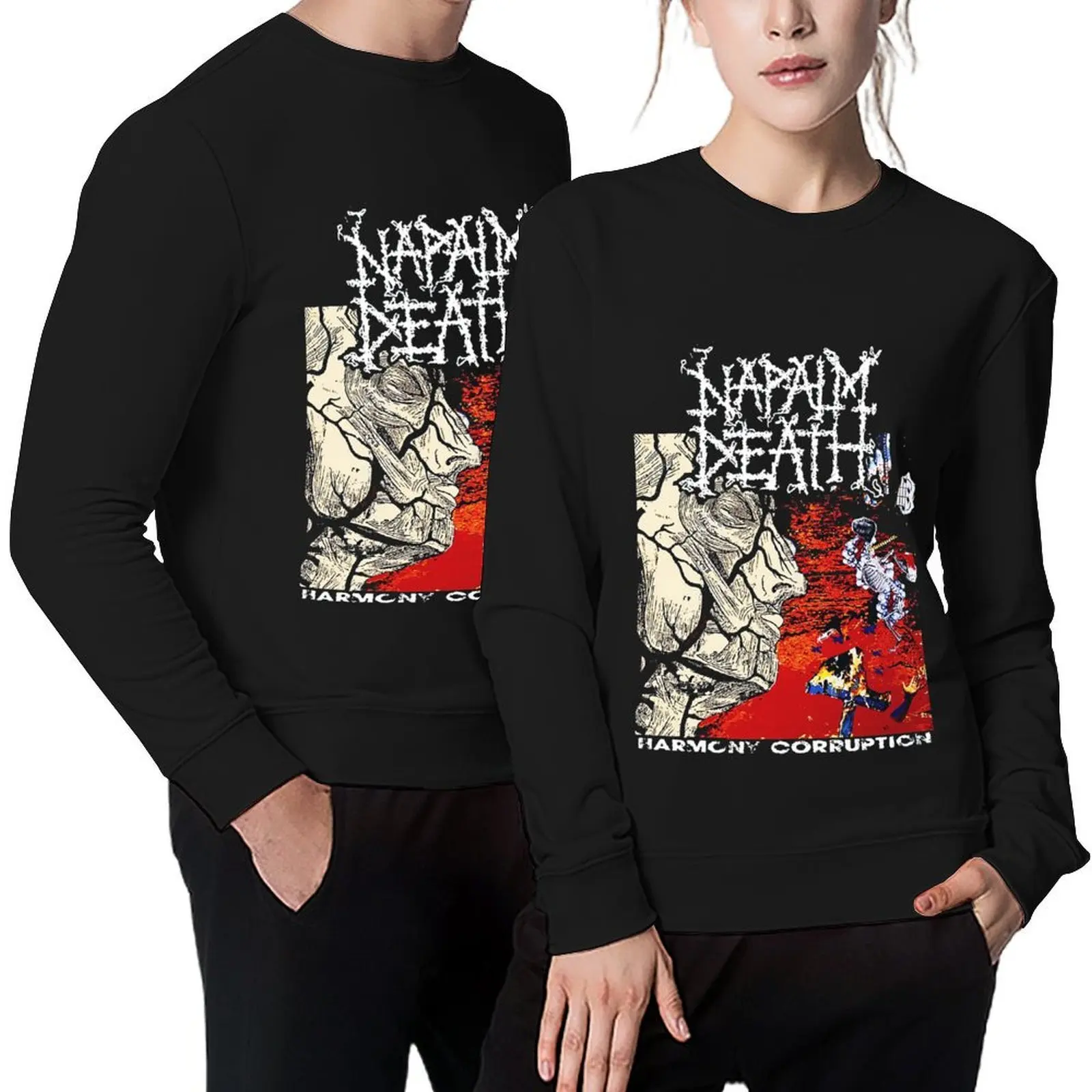 

Napalm Death - Poster Pullover men's clothes men clothing winter clothes men's sweat-shirt set oversize sweatshirts