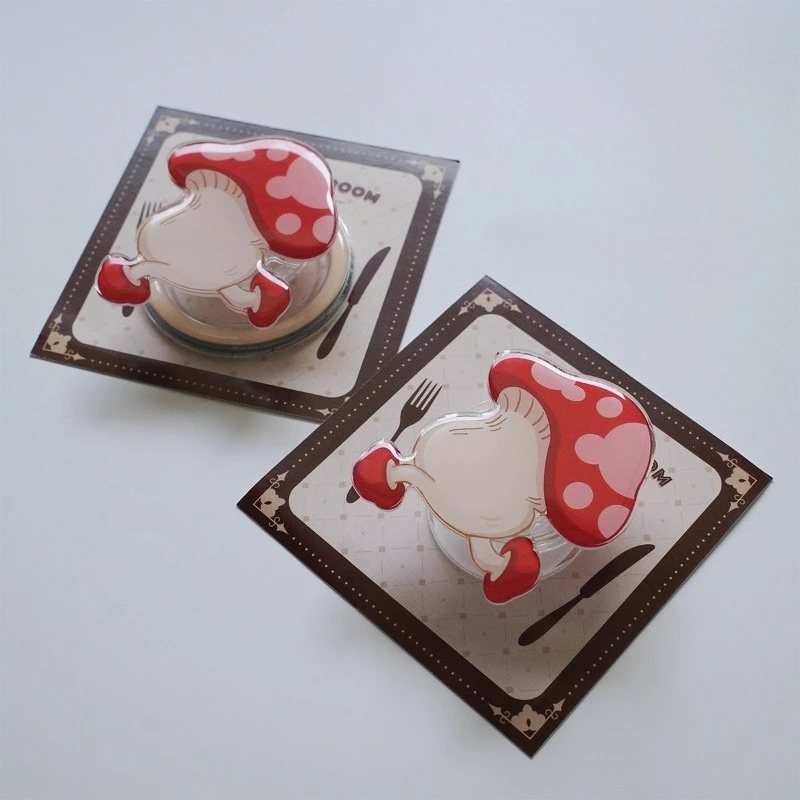 

Maze Rice Walking Mushroom Acrylic Mobile Phone Airbag Magnetic Stand Couple Gift