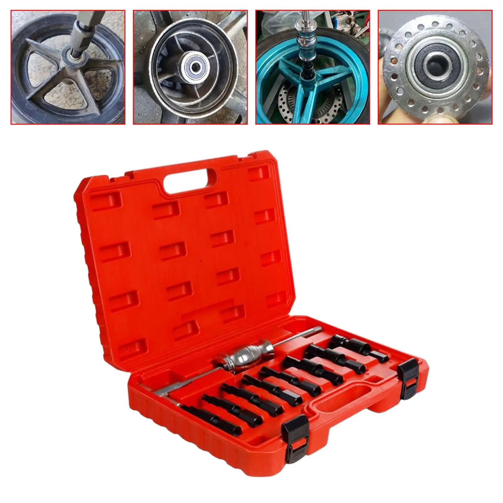 

Blind Inner Bearing Puller Tool Kit Motorcycle Bearing Removal Tool Multifunctional Accessories Removal Tool for Car Repair