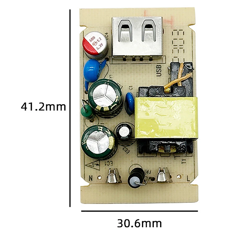 5V2A USB Output Fast Charging Power Module AC100-240V Isolation Switch Power Supply Board