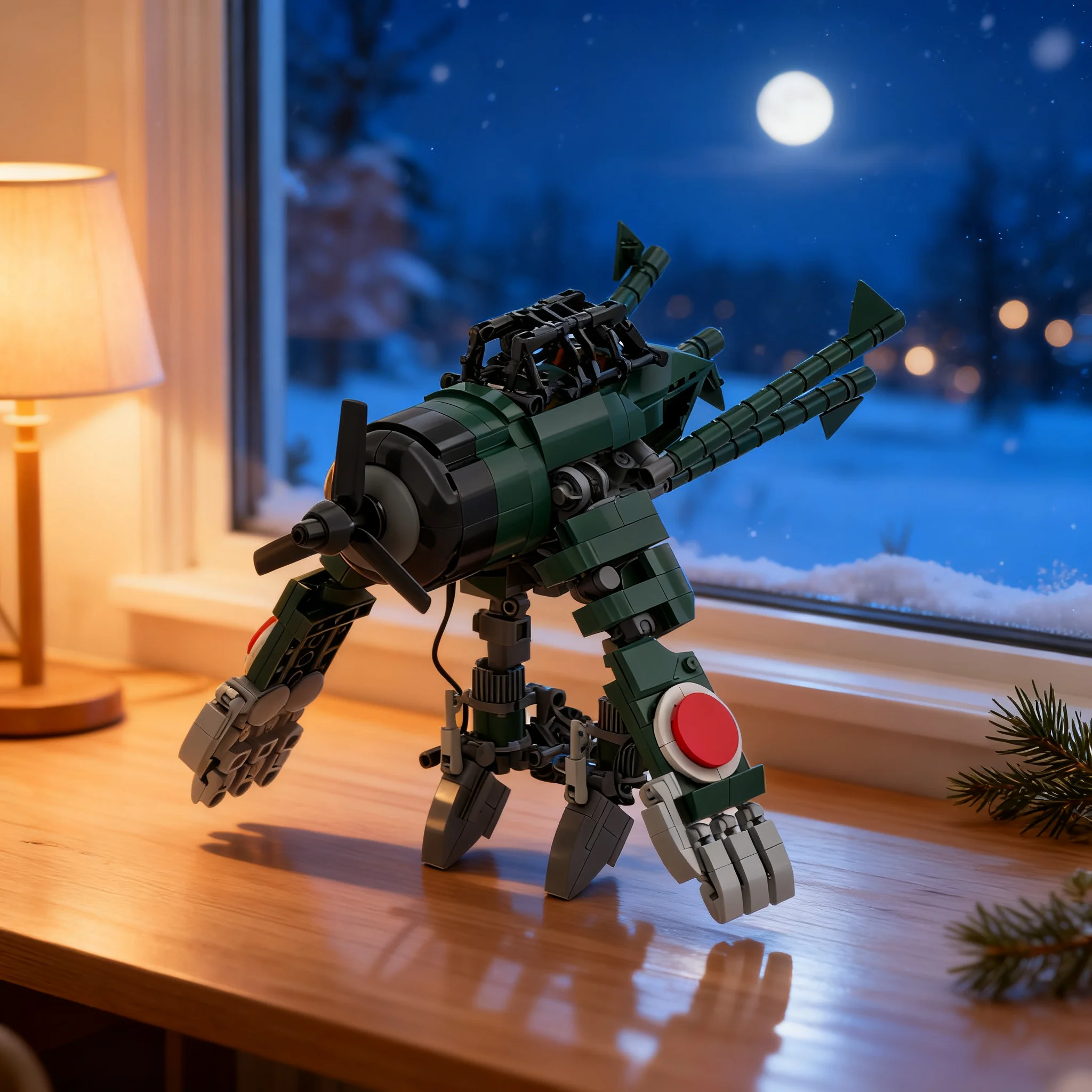 571pcs MOC Freestyle Type Zero Walker Model Christmas Gift Collectible Office Desk Ornament And Creative Home